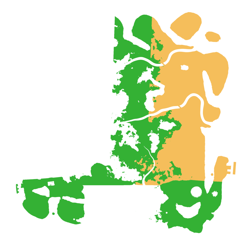 Biome Rust Map: Procedural Map, Size: 4000, Seed: 153322294
