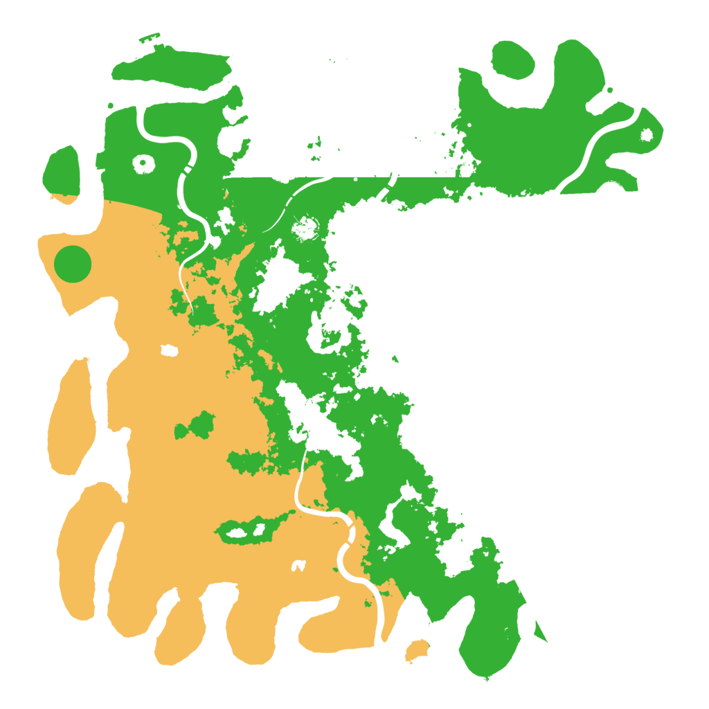 Biome Rust Map: Procedural Map, Size: 5000, Seed: 466769325