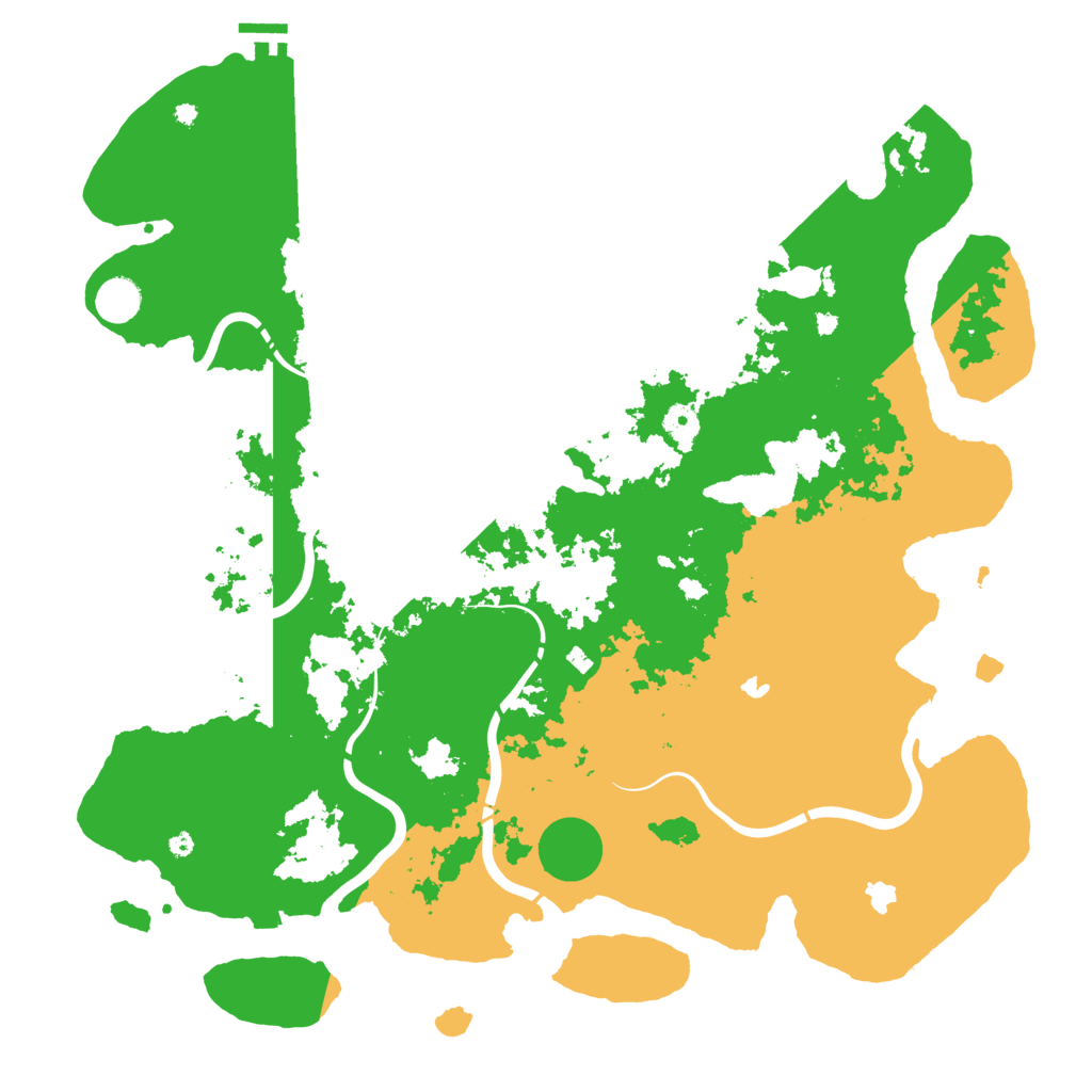 Biome Rust Map: Procedural Map, Size: 4500, Seed: 254806842
