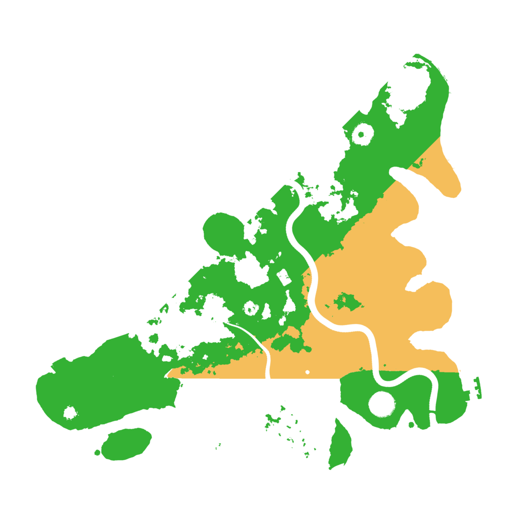 Biome Rust Map: Procedural Map, Size: 3500, Seed: 979712514