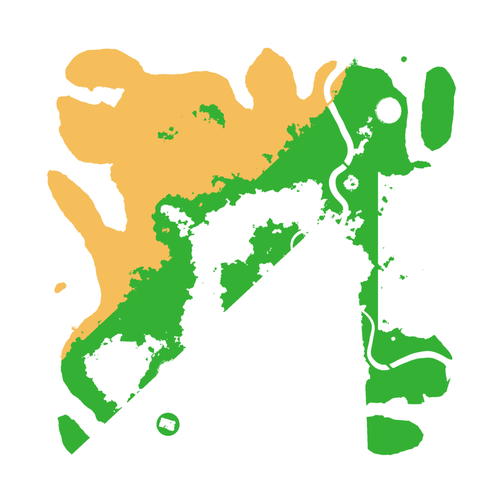 Biome Rust Map: Procedural Map, Size: 3500, Seed: 1389653392