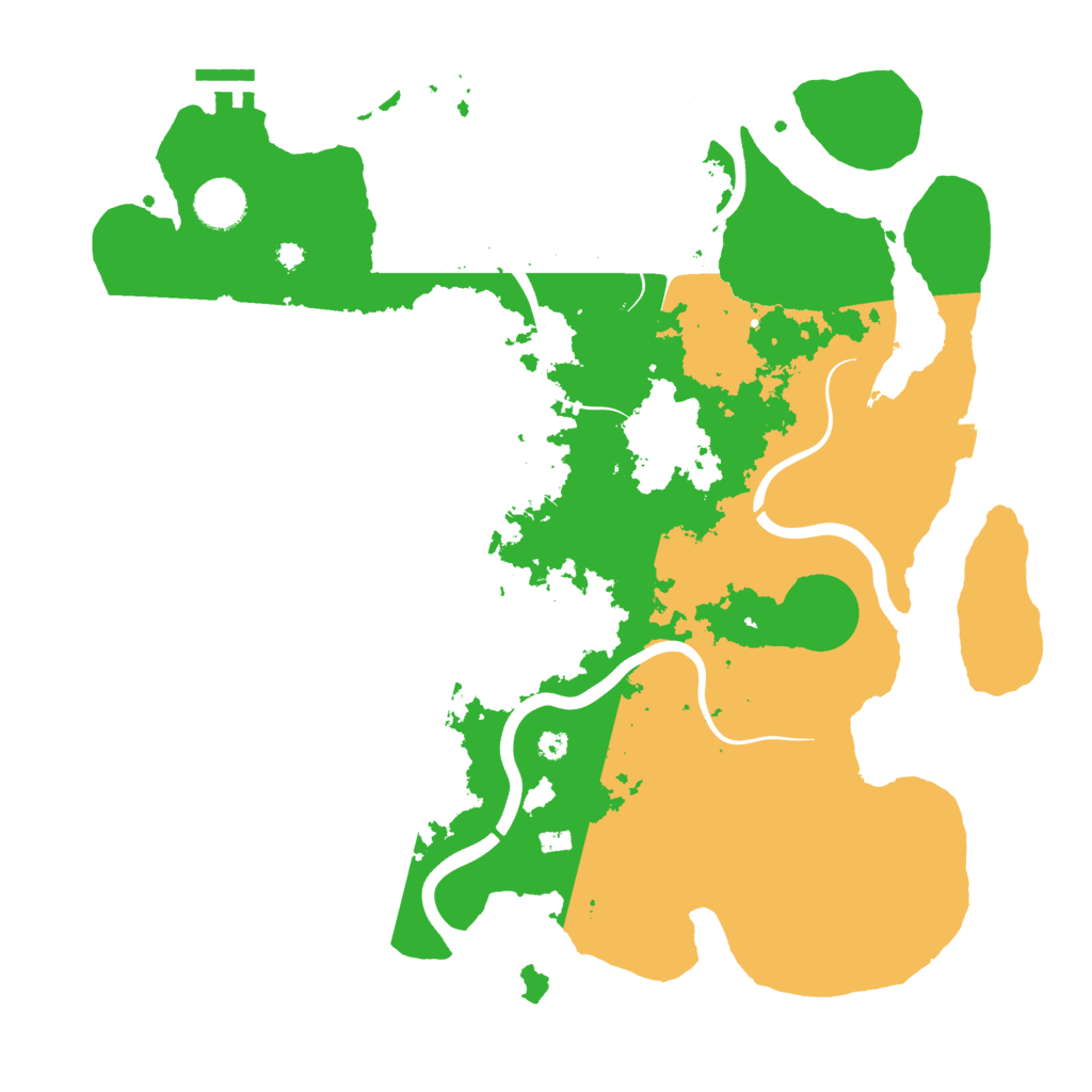 Biome Rust Map: Procedural Map, Size: 3750, Seed: 1398231764