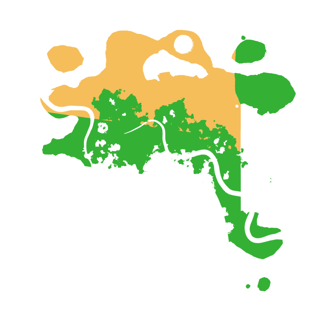 Biome Rust Map: Procedural Map, Size: 3000, Seed: 4905