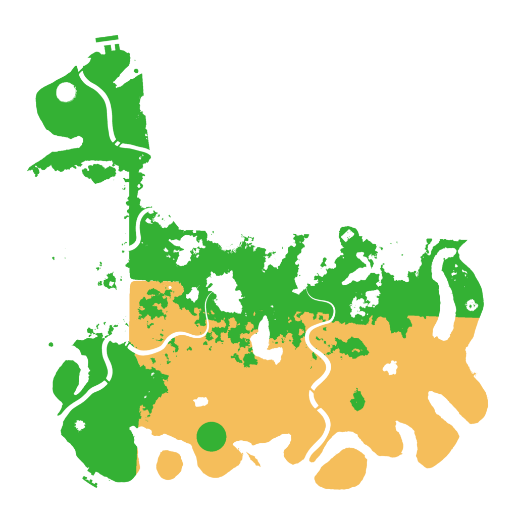 Biome Rust Map: Procedural Map, Size: 4600, Seed: 993400701