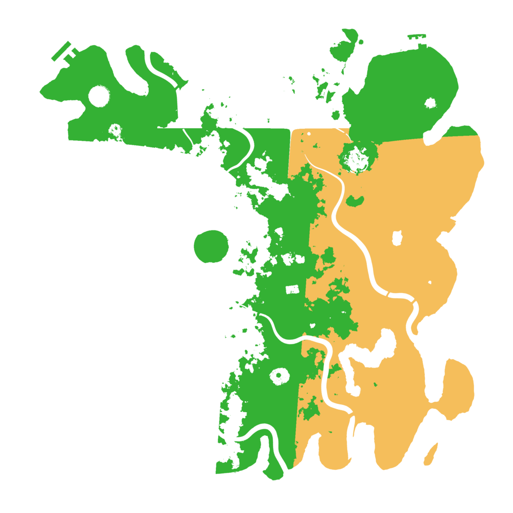 Biome Rust Map: Procedural Map, Size: 4250, Seed: 1387812836