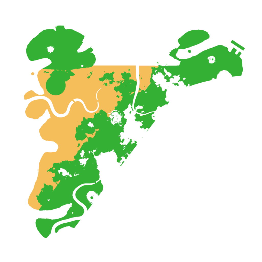 Biome Rust Map: Procedural Map, Size: 3500, Seed: 503320817