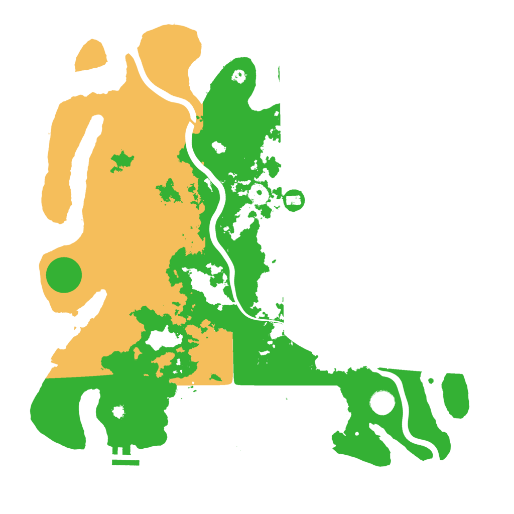 Biome Rust Map: Procedural Map, Size: 3800, Seed: 6586212