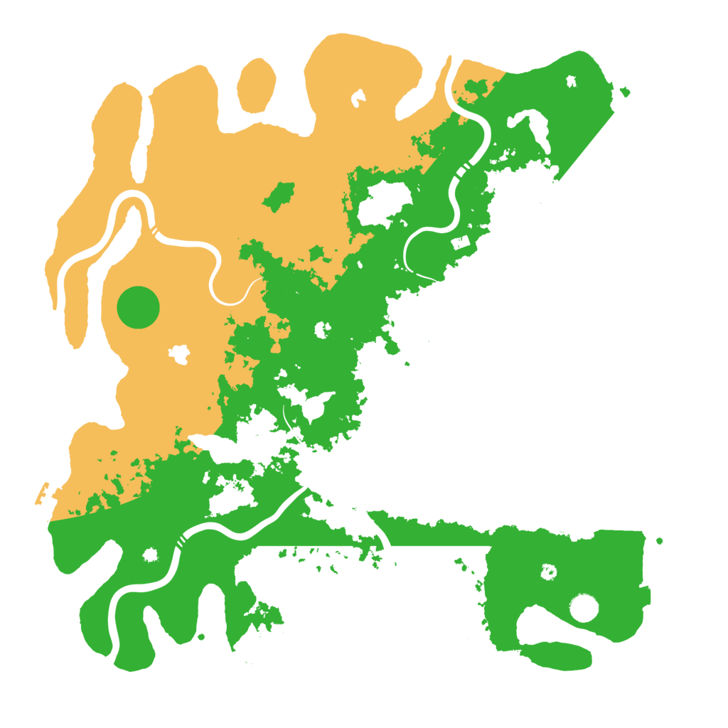 Biome Rust Map: Procedural Map, Size: 4500, Seed: 881738352