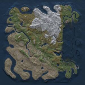 Thumbnail Rust Map: Procedural Map, Size: 4750, Seed: 1220251, 16 Monuments