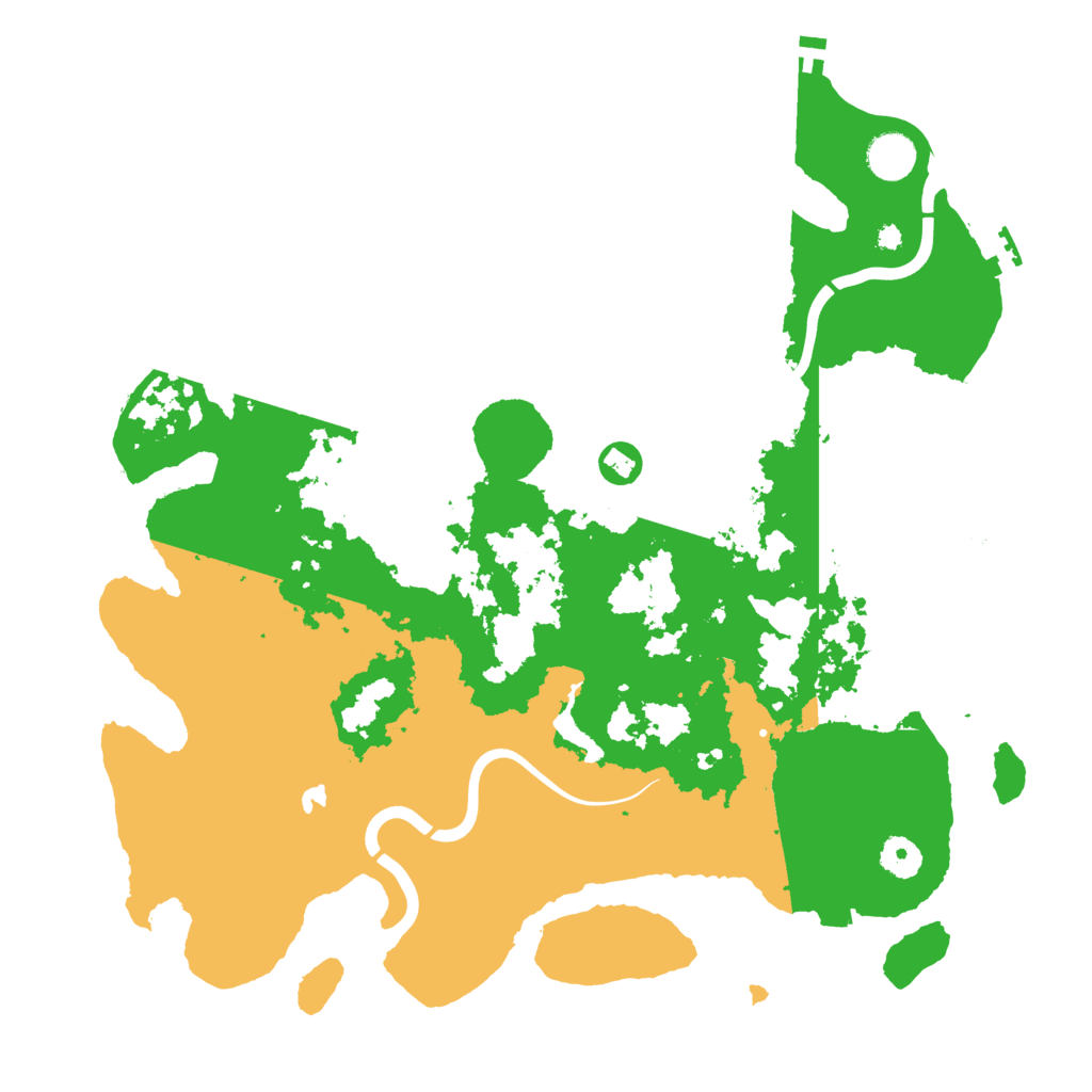 Biome Rust Map: Procedural Map, Size: 4000, Seed: 84158428