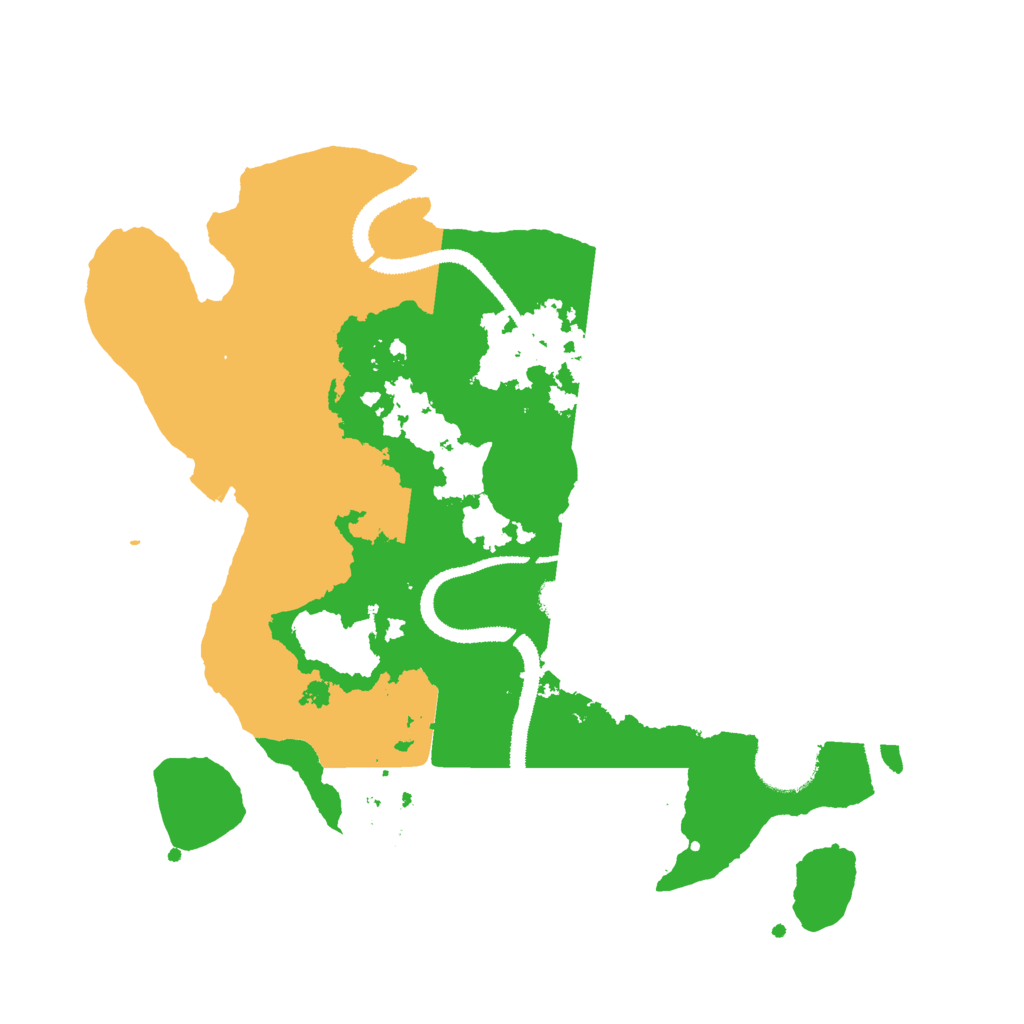 Biome Rust Map: Procedural Map, Size: 3000, Seed: 1175745055