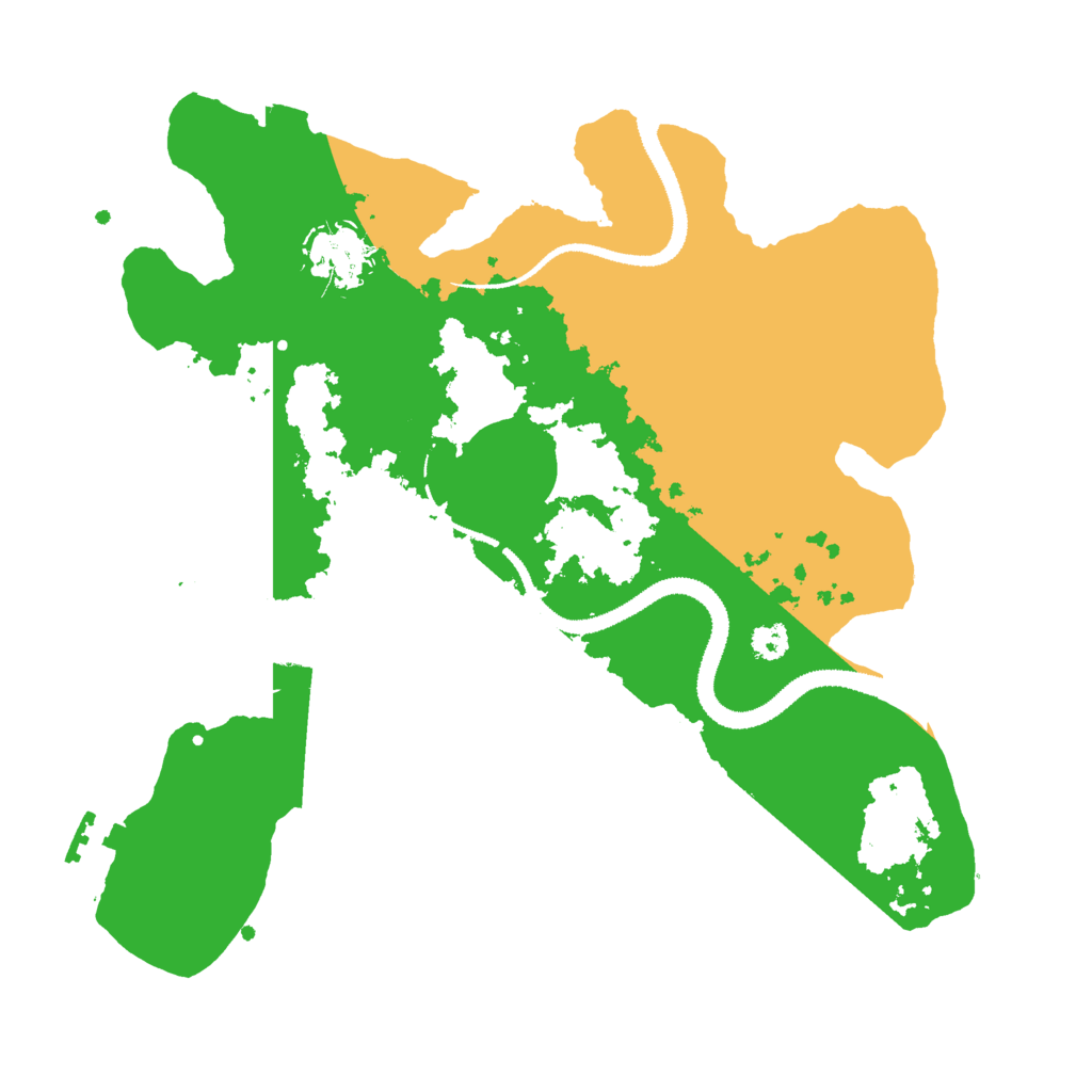 Biome Rust Map: Procedural Map, Size: 3000, Seed: 24623