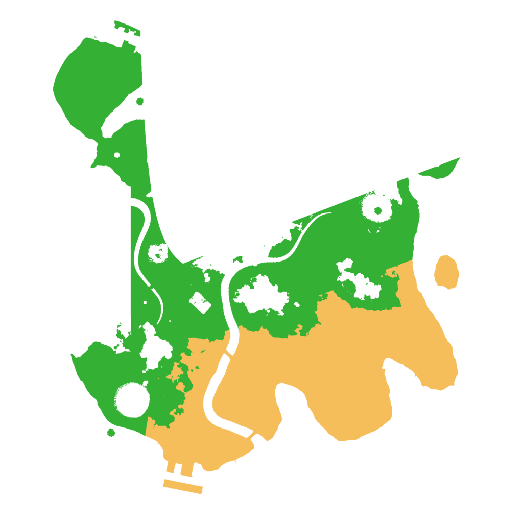 Biome Rust Map: Procedural Map, Size: 2700, Seed: 1765195283