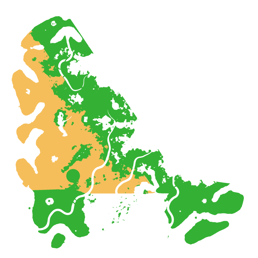 Biome Rust Map: Procedural Map, Size: 5000, Seed: 1708547945