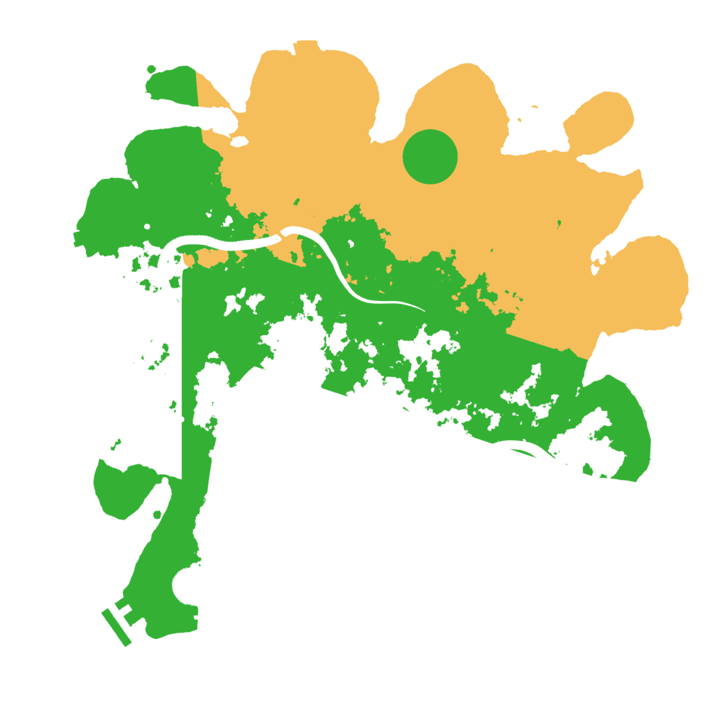 Biome Rust Map: Procedural Map, Size: 3500, Seed: 1532321219