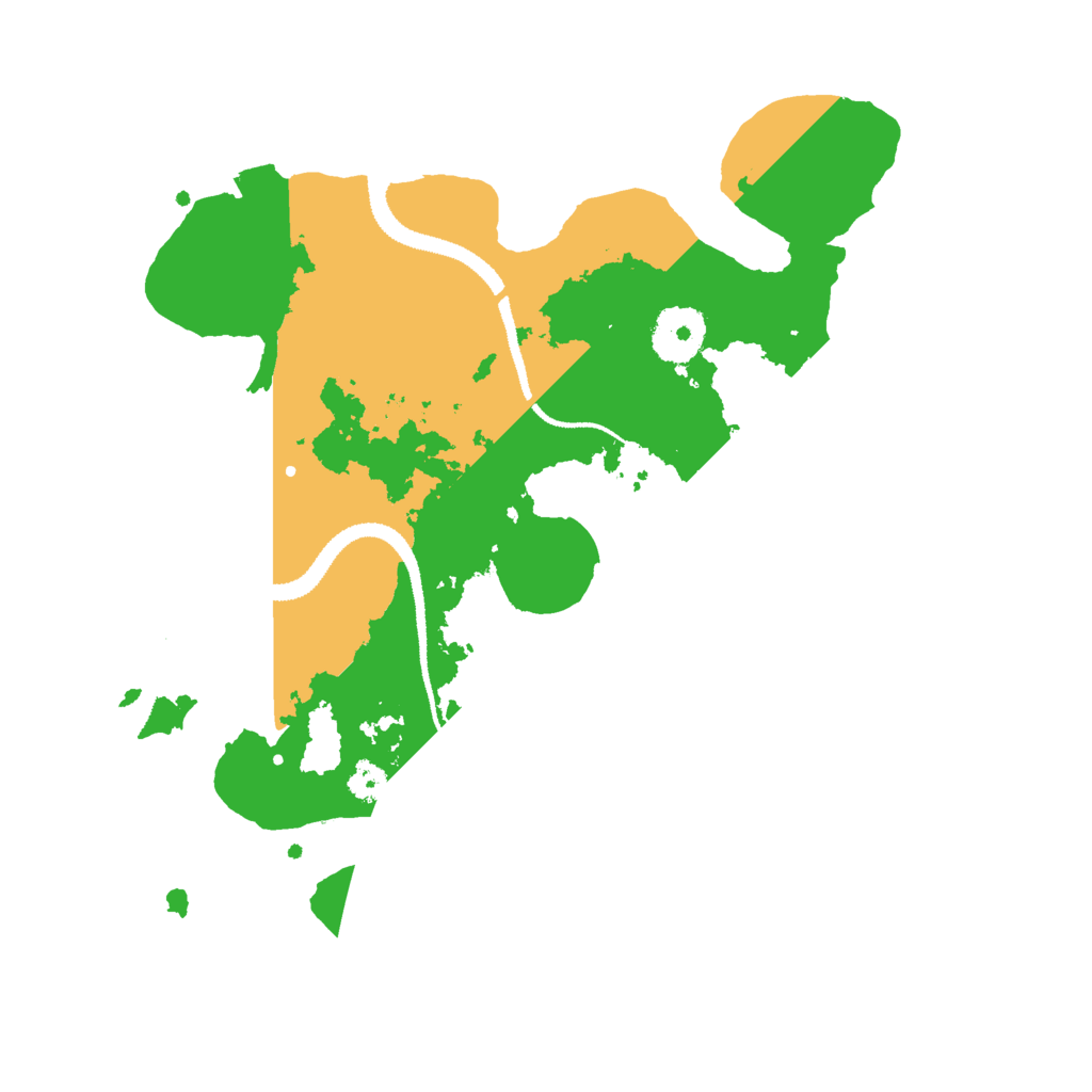 Biome Rust Map: Procedural Map, Size: 3000, Seed: 84937970