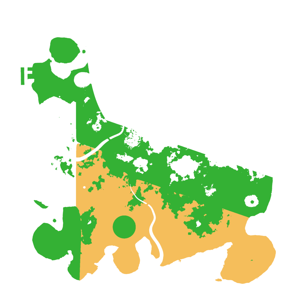 Biome Rust Map: Procedural Map, Size: 3500, Seed: 2070046865