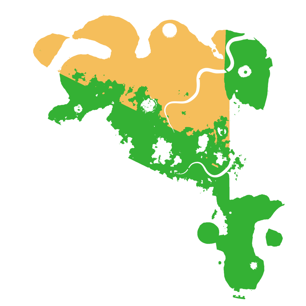 Biome Rust Map: Procedural Map, Size: 3750, Seed: 1026292571
