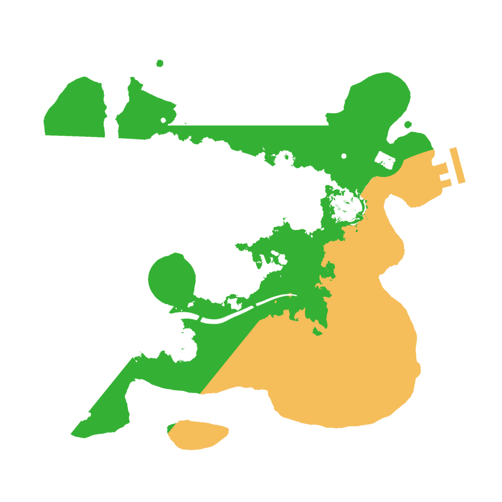 Biome Rust Map: Procedural Map, Size: 2800, Seed: 597514