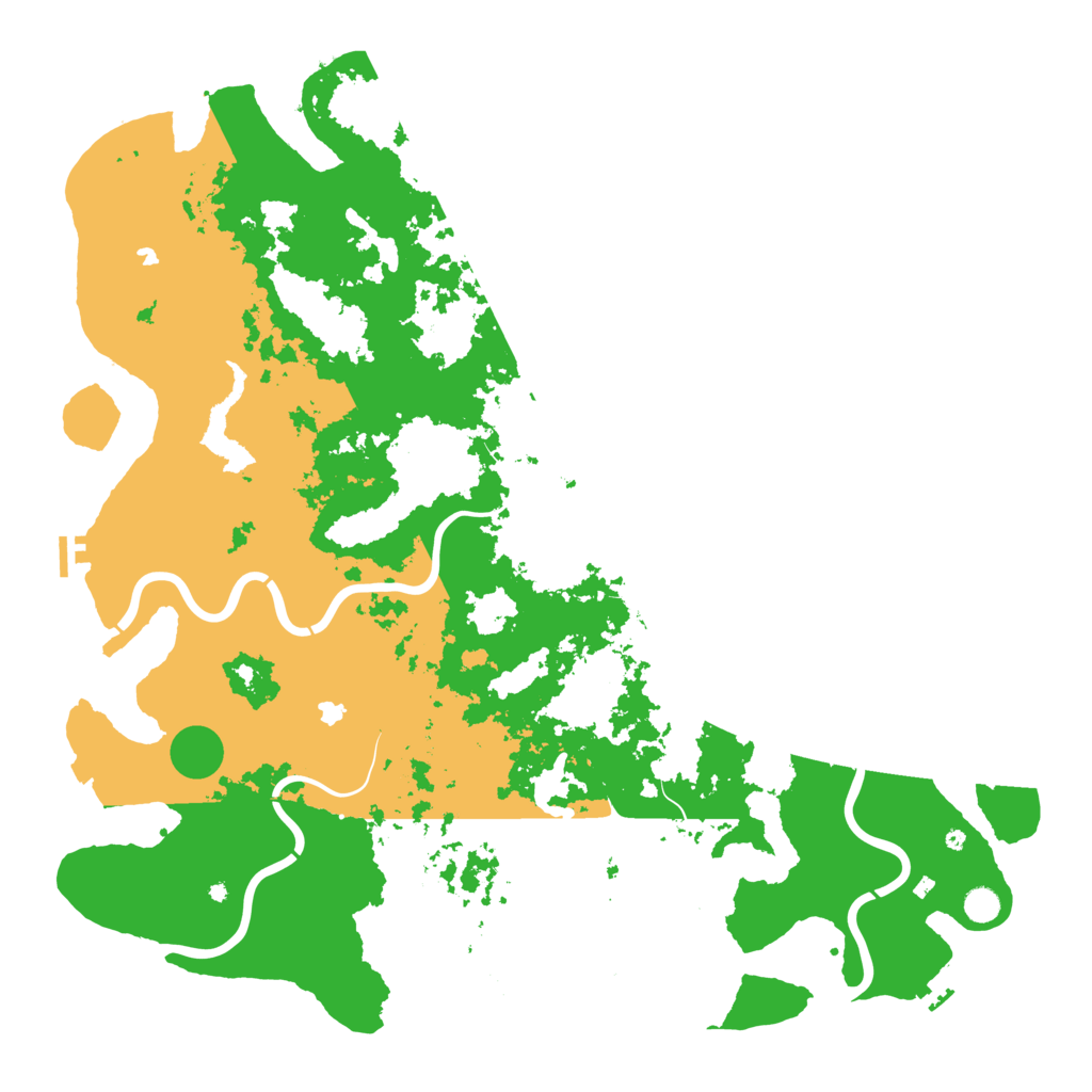 Biome Rust Map: Procedural Map, Size: 5396, Seed: 490