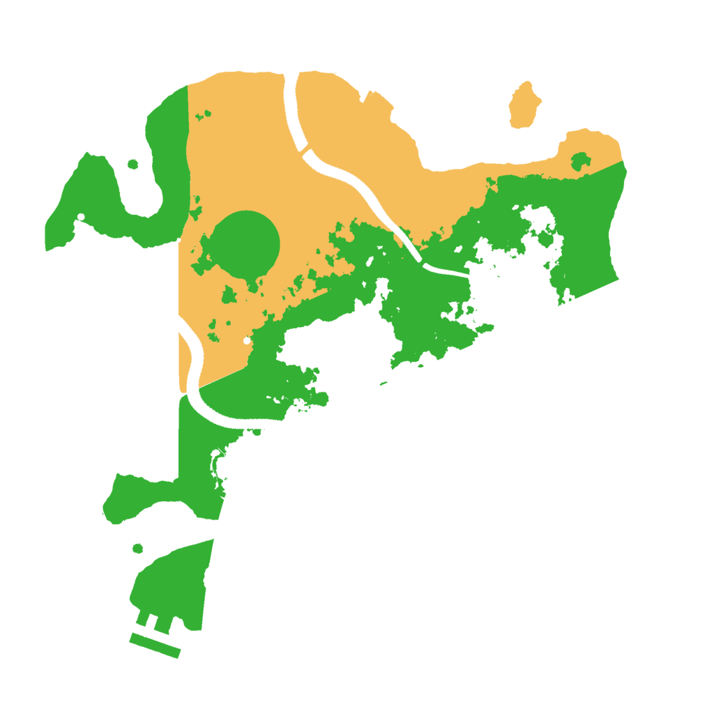 Biome Rust Map: Procedural Map, Size: 2800, Seed: 946722789