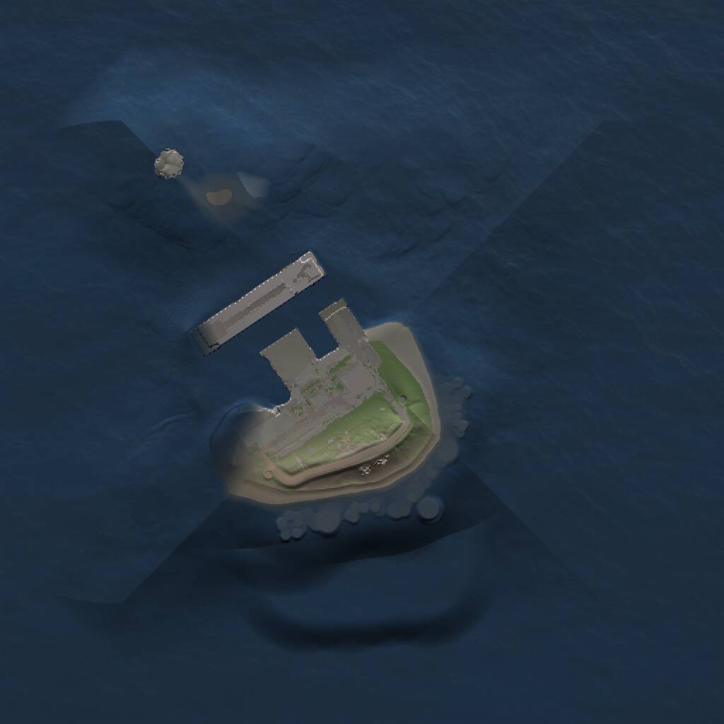 Rust Map: Procedural Map, Size: 1000, Seed: 607192472, 2 Monuments