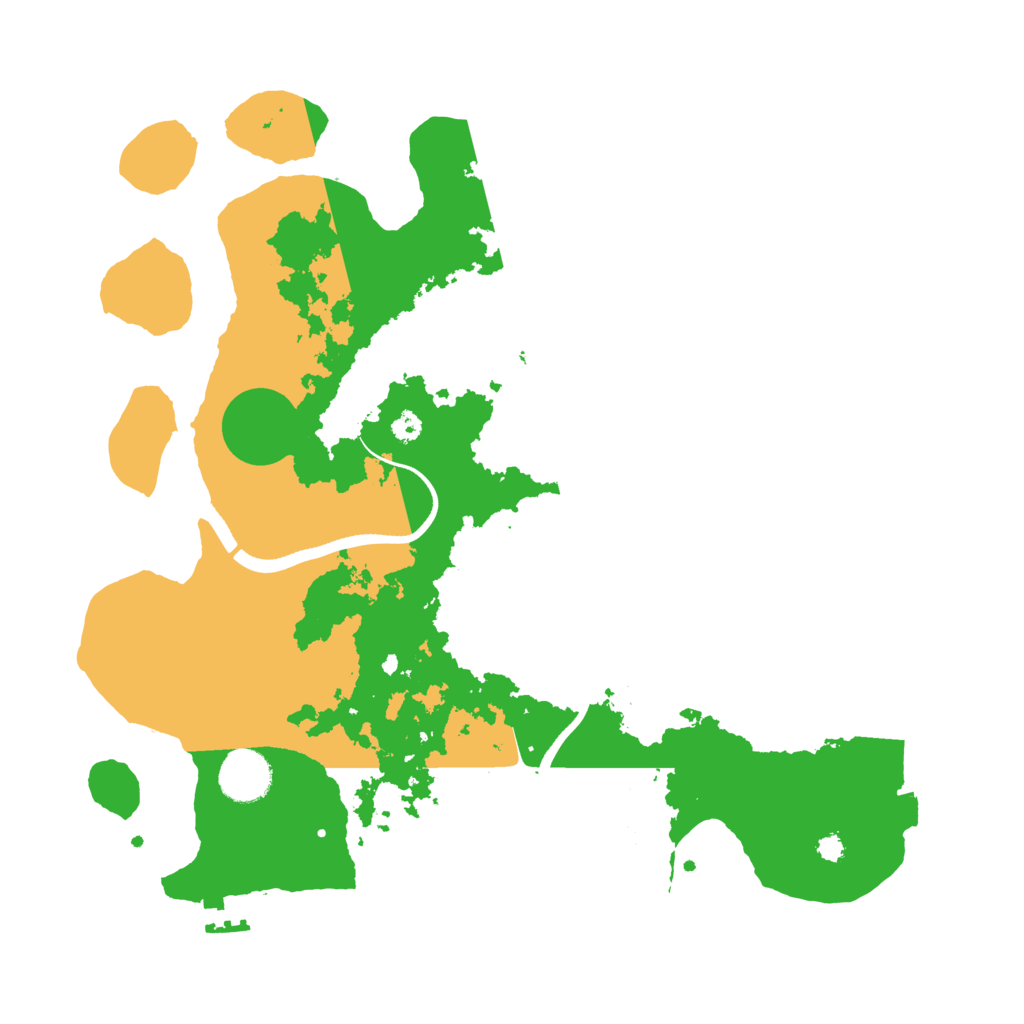 Biome Rust Map: Procedural Map, Size: 3500, Seed: 826559076