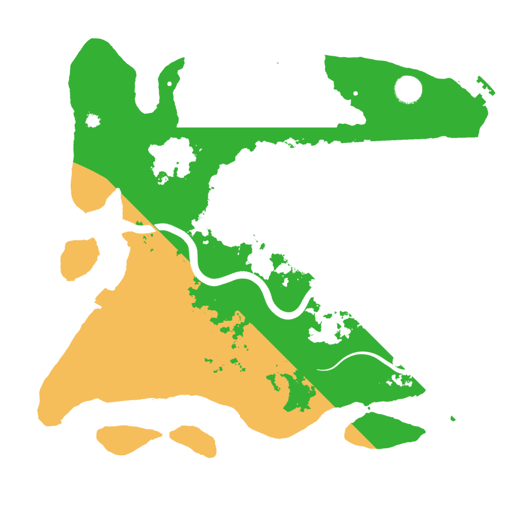 Biome Rust Map: Procedural Map, Size: 3250, Seed: 30594