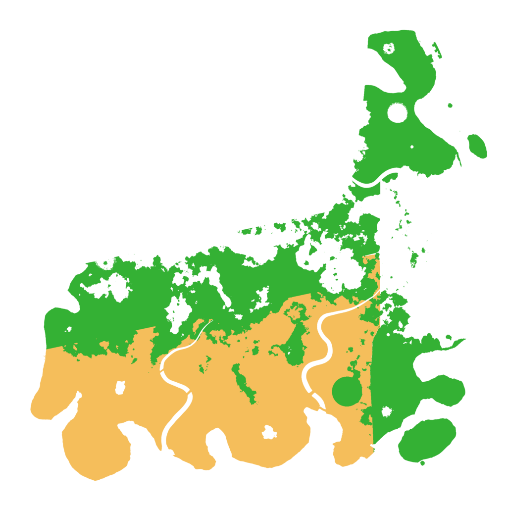 Biome Rust Map: Procedural Map, Size: 4500, Seed: 193473310