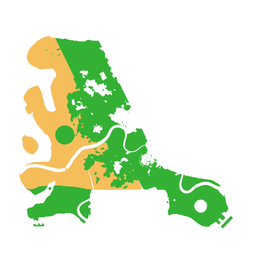 Biome Rust Map: Procedural Map, Size: 3500, Seed: 468584161