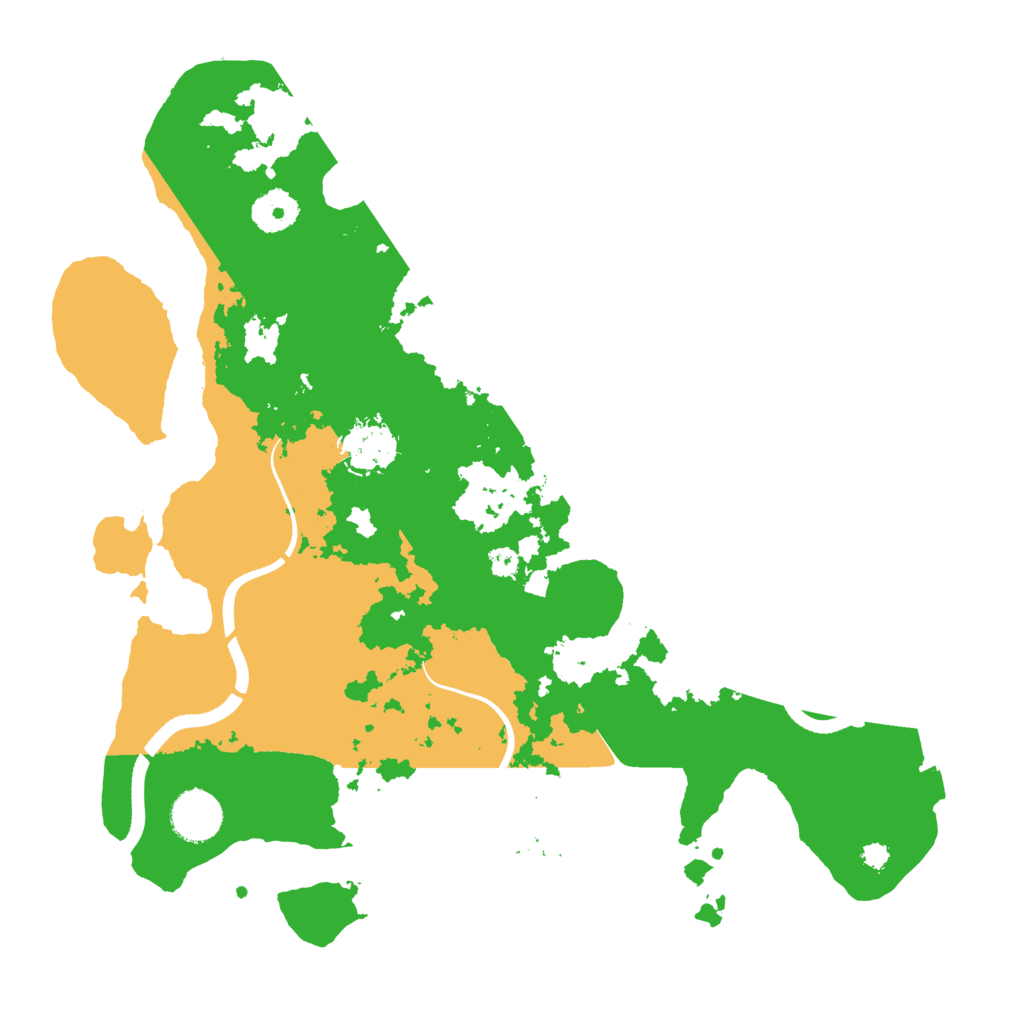 Biome Rust Map: Procedural Map, Size: 3500, Seed: 1648716174