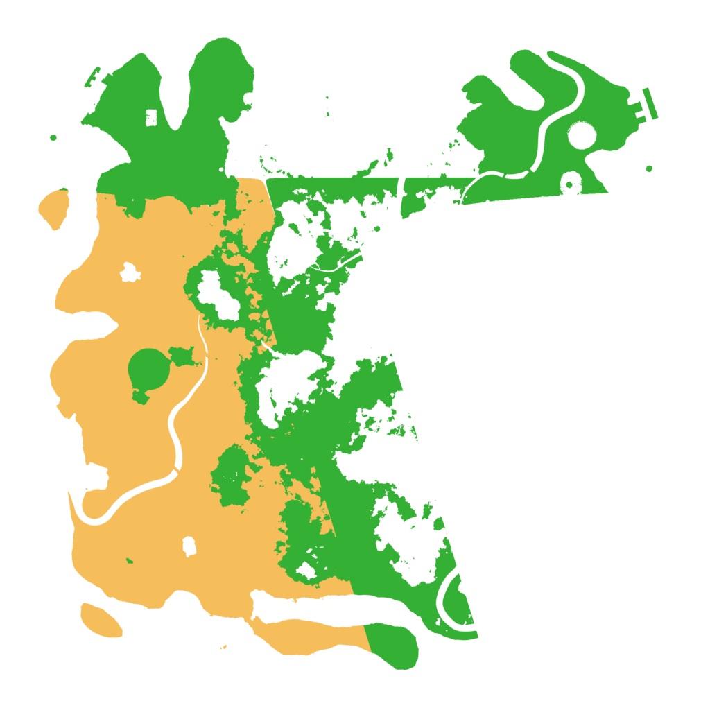 Biome Rust Map: Procedural Map, Size: 4500, Seed: 698789