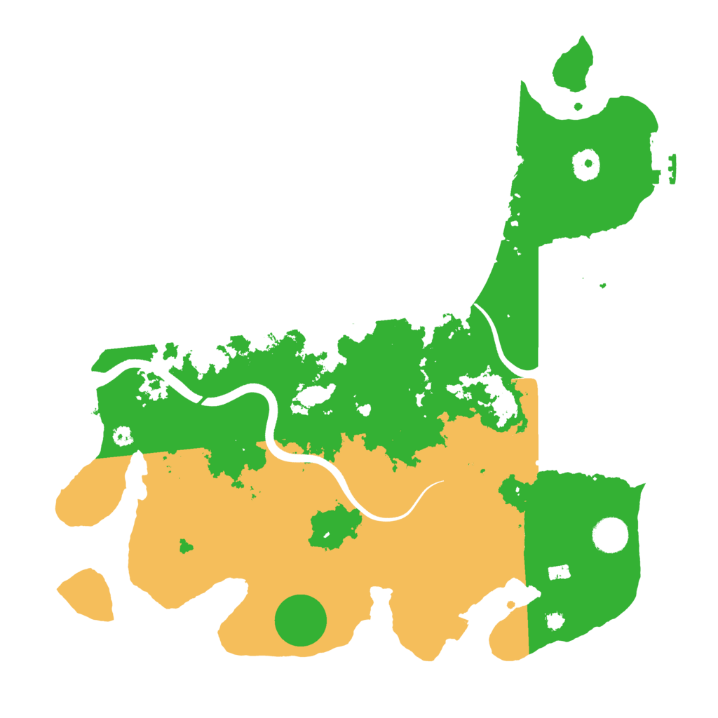 Biome Rust Map: Procedural Map, Size: 3650, Seed: 324945783