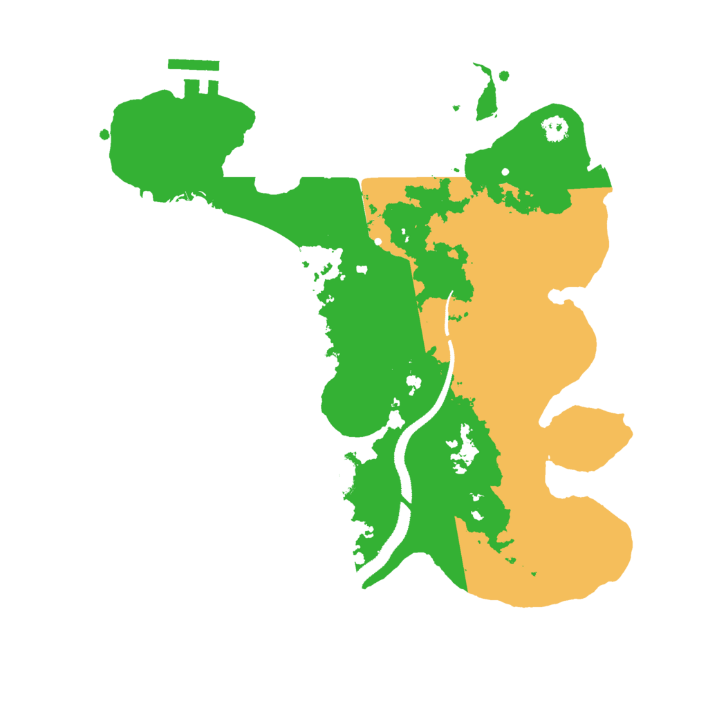 Biome Rust Map: Procedural Map, Size: 2800, Seed: 119040283