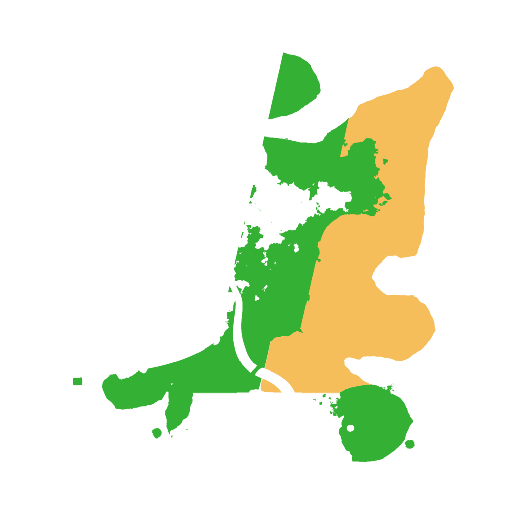 Biome Rust Map: Procedural Map, Size: 2200, Seed: 574553562