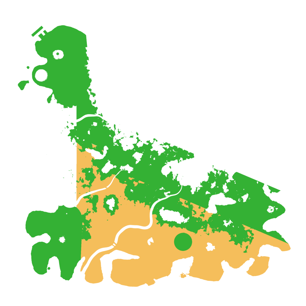 Biome Rust Map: Procedural Map, Size: 4500, Seed: 152904