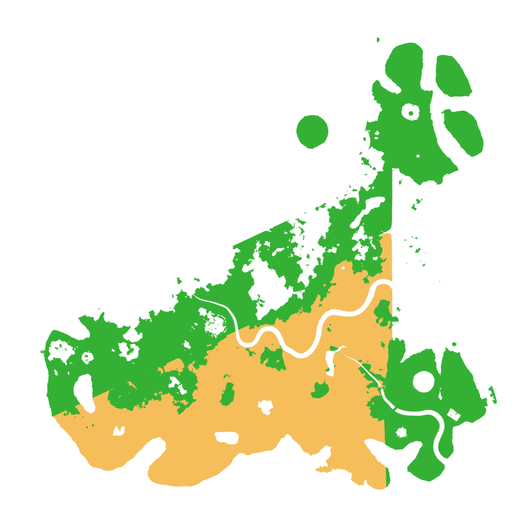 Biome Rust Map: Procedural Map, Size: 4500, Seed: 1336931