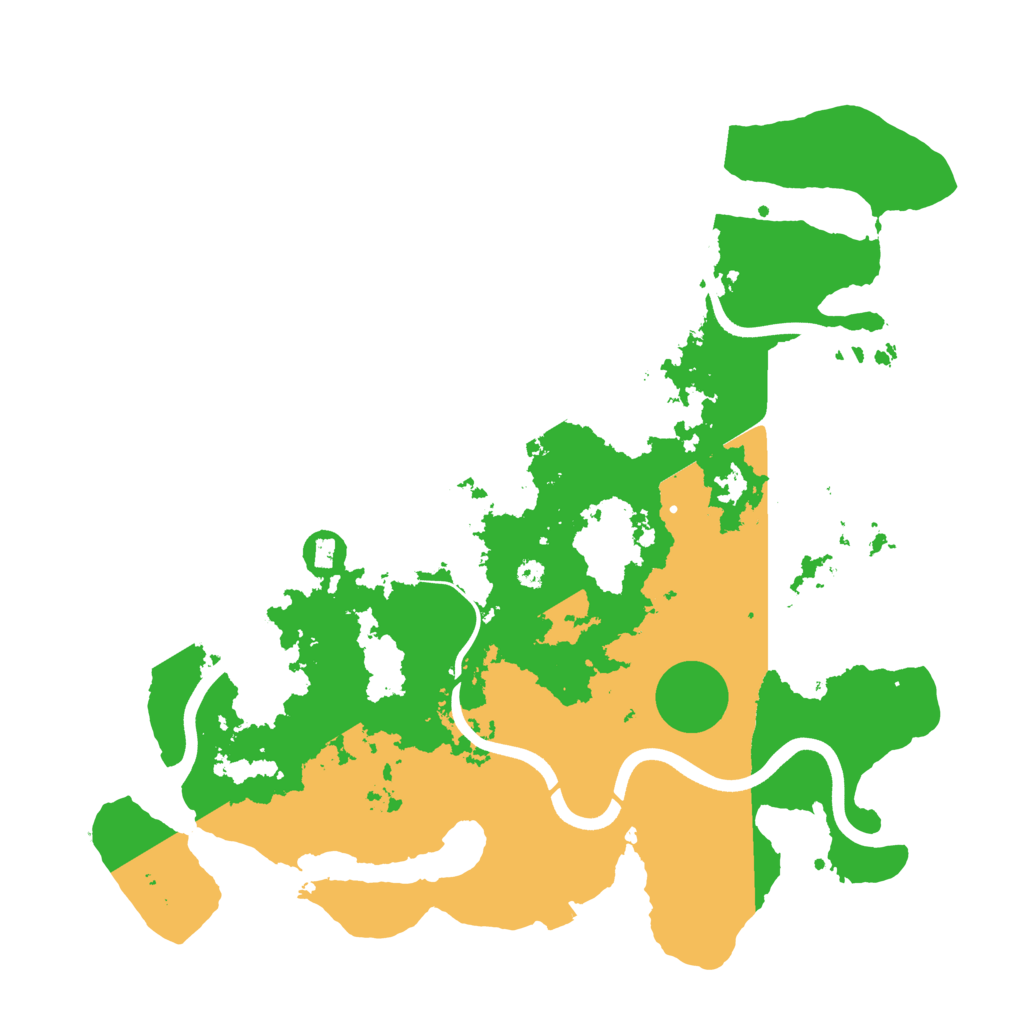 Biome Rust Map: Procedural Map, Size: 3750, Seed: 304745474