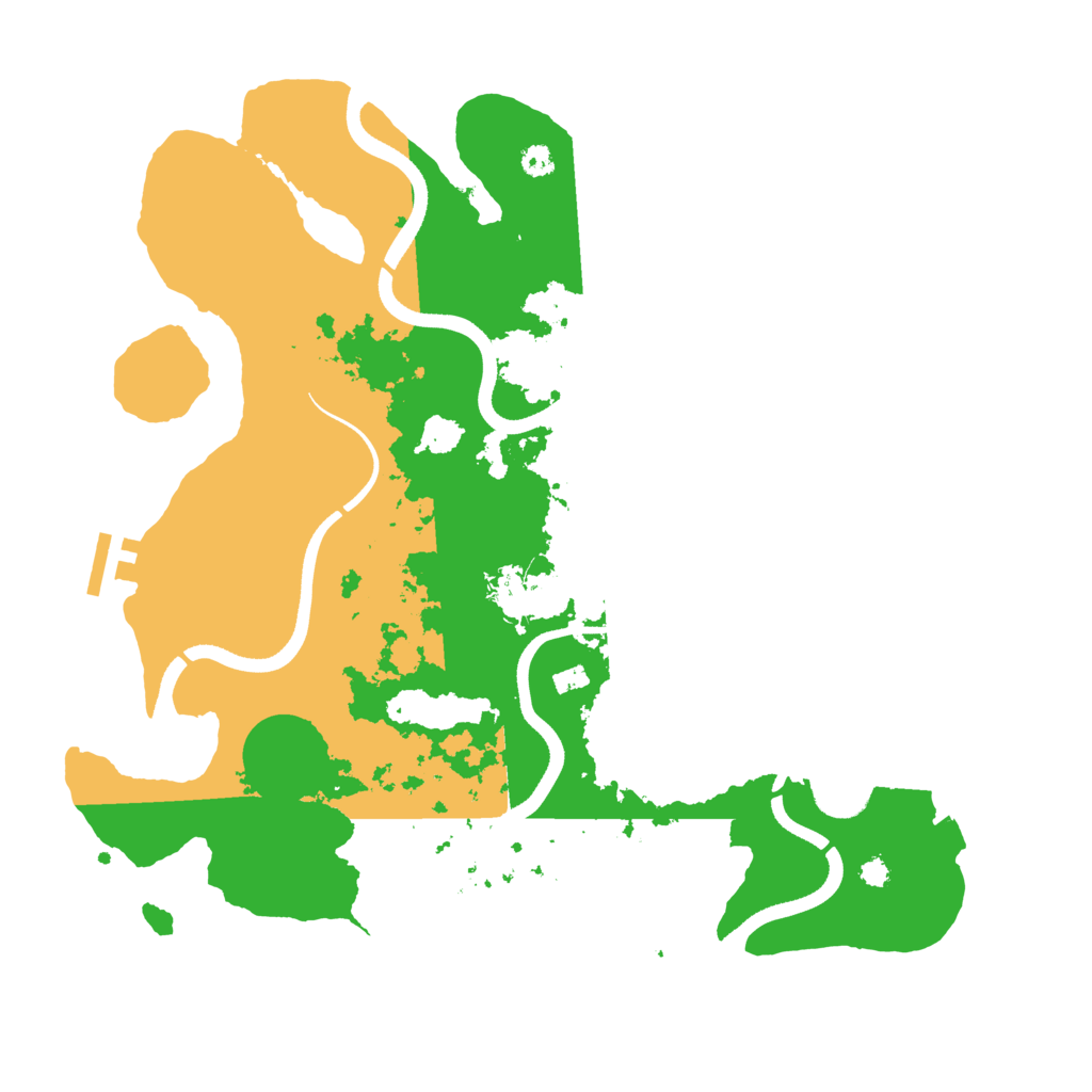 Biome Rust Map: Procedural Map, Size: 3500, Seed: 986626345
