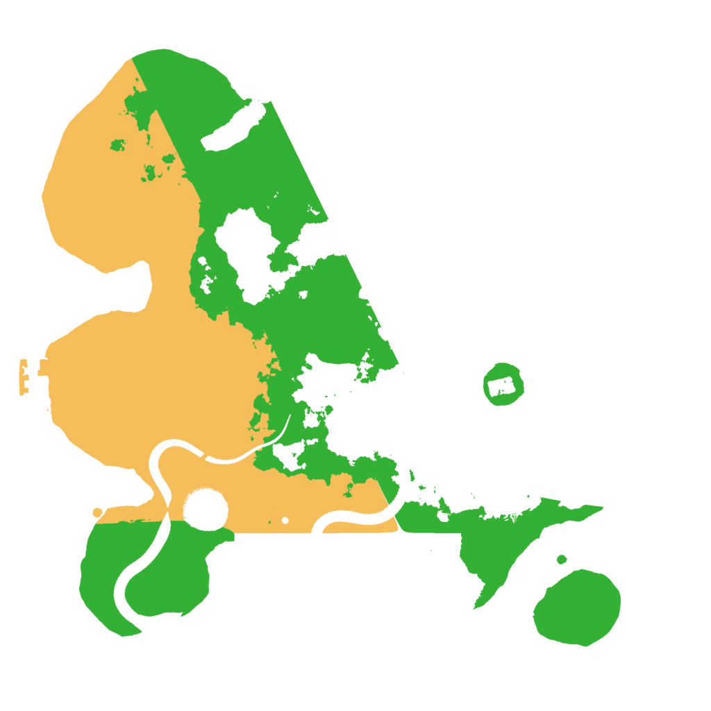 Biome Rust Map: Procedural Map, Size: 3000, Seed: 2048655162