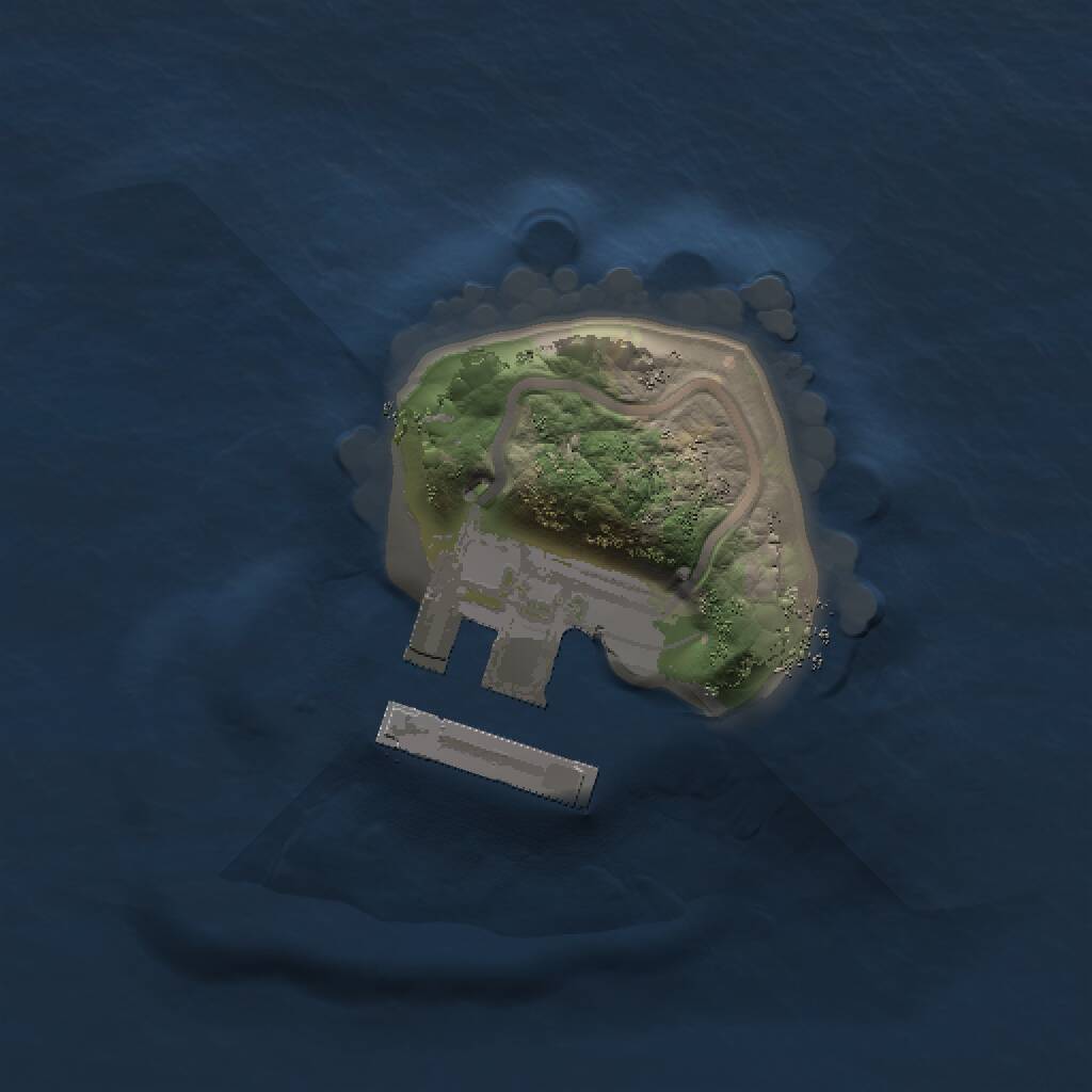 Rust Map: Procedural Map, Size: 1000, Seed: 85340728, 2 Monuments