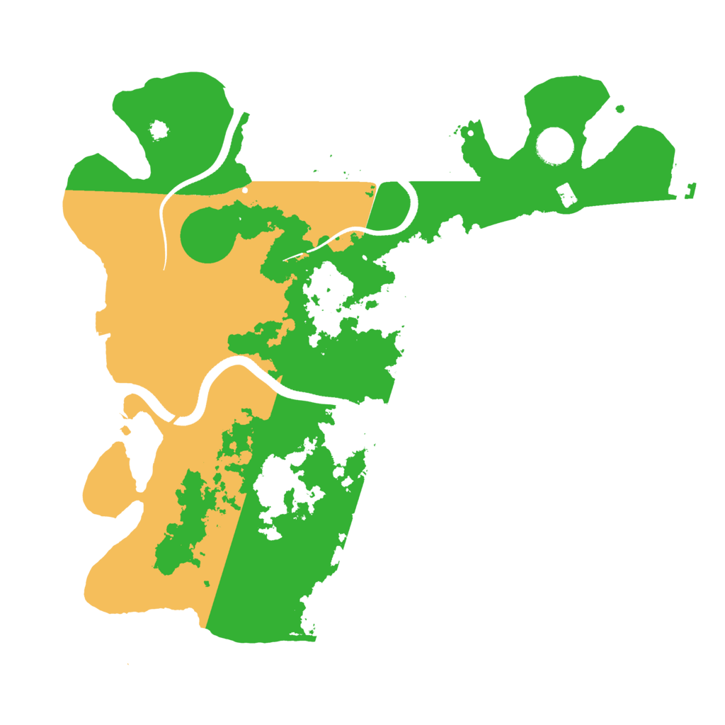 Biome Rust Map: Procedural Map, Size: 3500, Seed: 1039638522