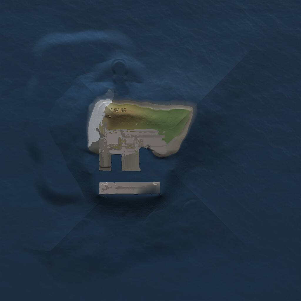 Rust Map: Procedural Map, Size: 1000, Seed: 389547507, 2 Monuments