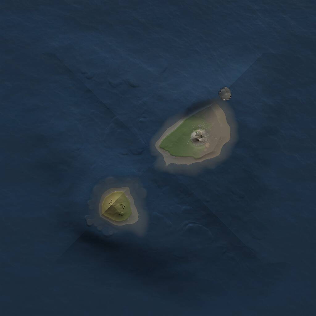 Rust Map: Procedural Map, Size: 1000, Seed: 795321560, 1 Monuments