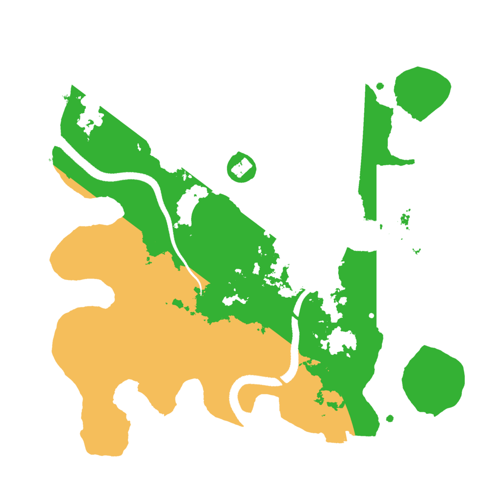 Biome Rust Map: Procedural Map, Size: 2800, Seed: 56342
