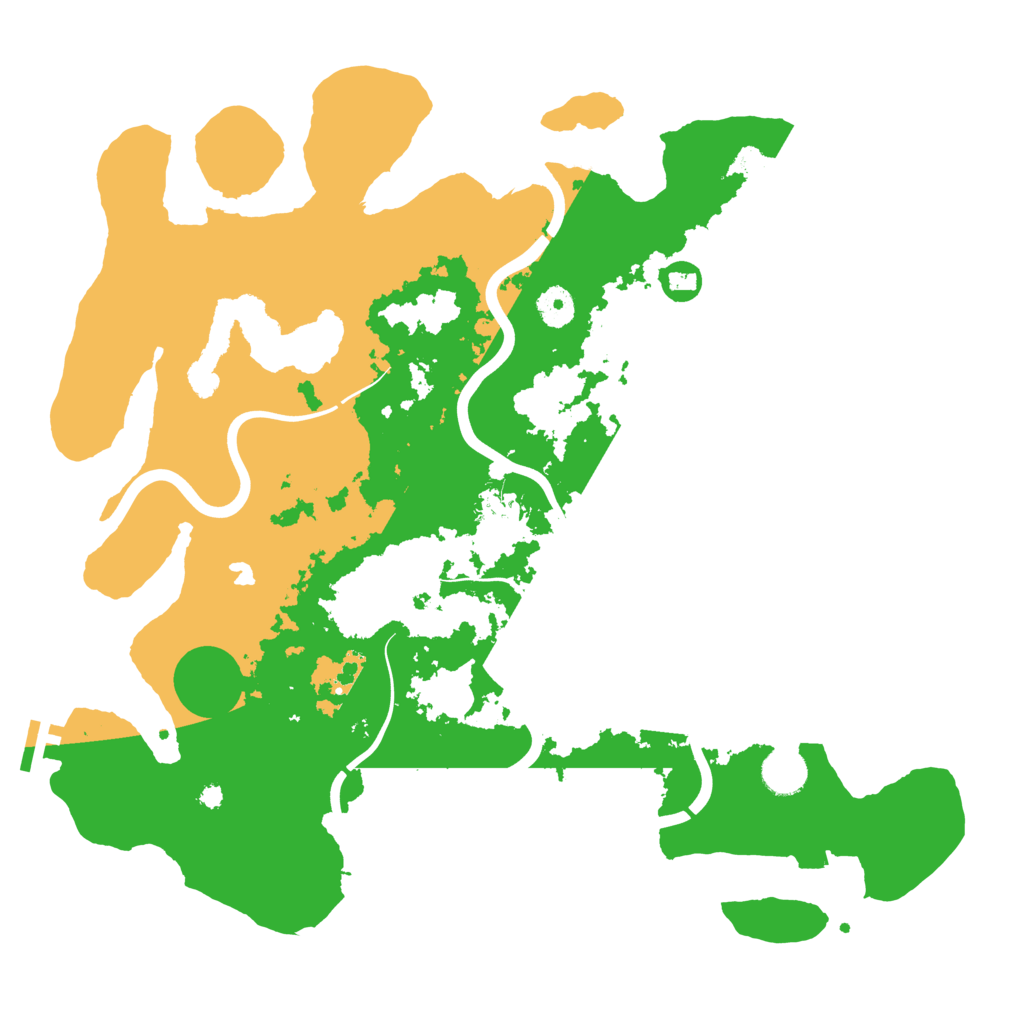 Biome Rust Map: Procedural Map, Size: 4000, Seed: 50500