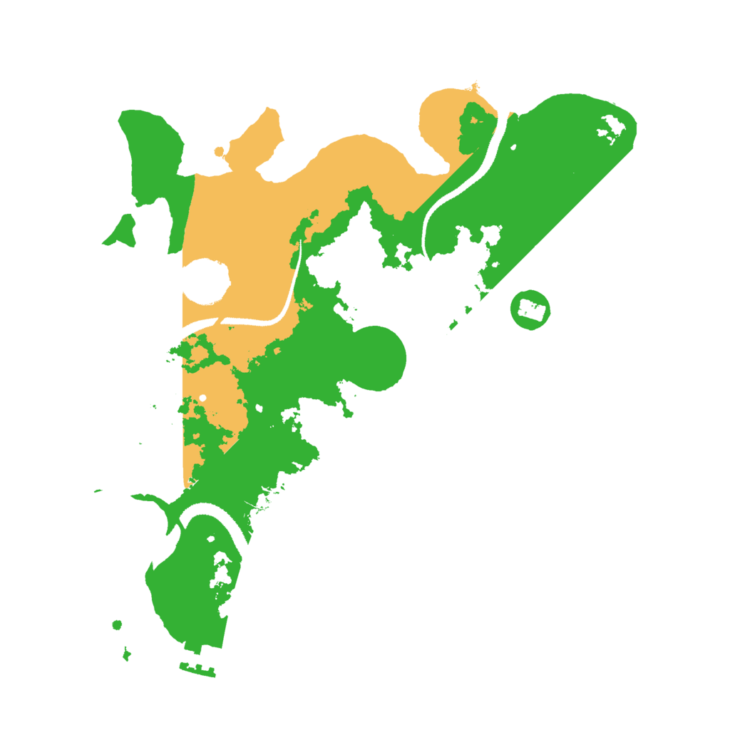 Biome Rust Map: Procedural Map, Size: 3000, Seed: 28523