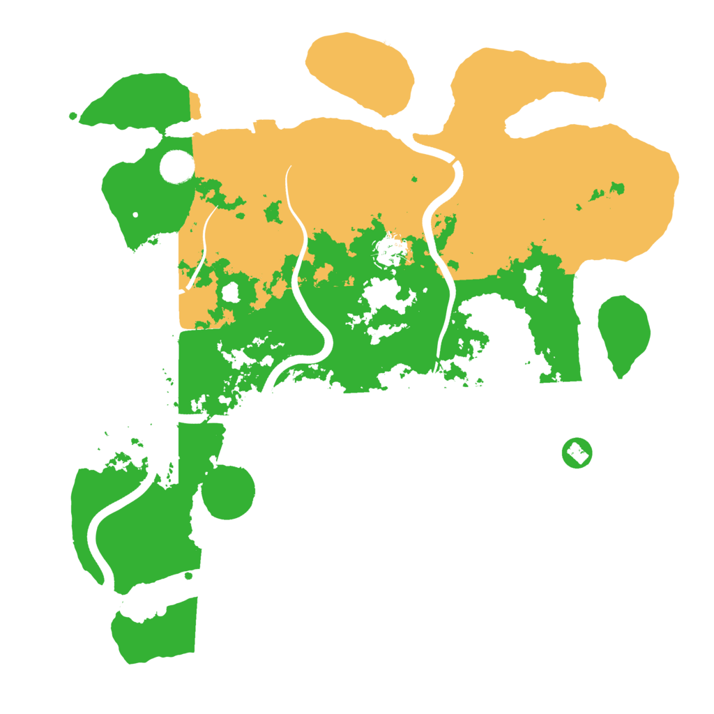 Biome Rust Map: Procedural Map, Size: 3750, Seed: 5524525