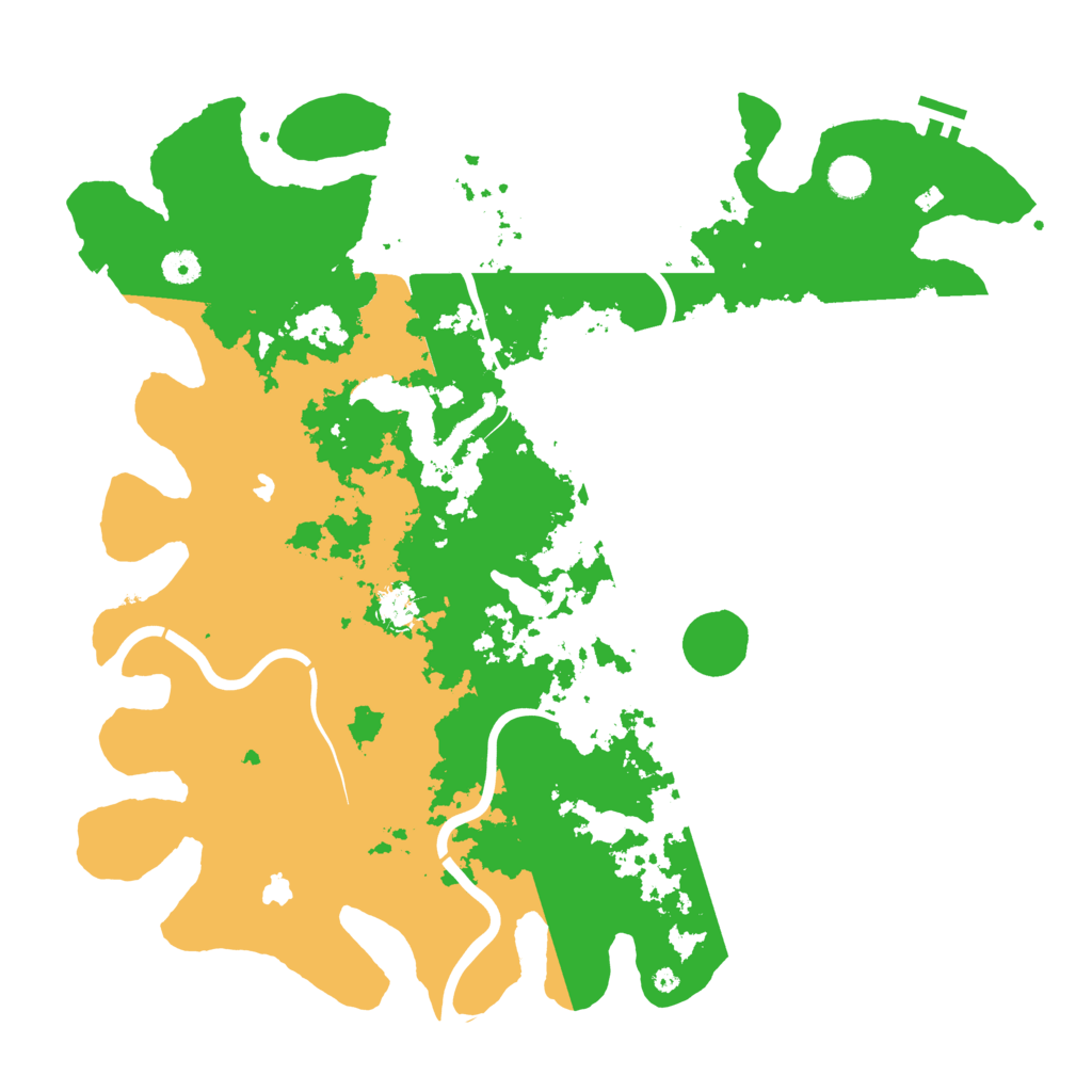 Biome Rust Map: Procedural Map, Size: 4500, Seed: 893718067