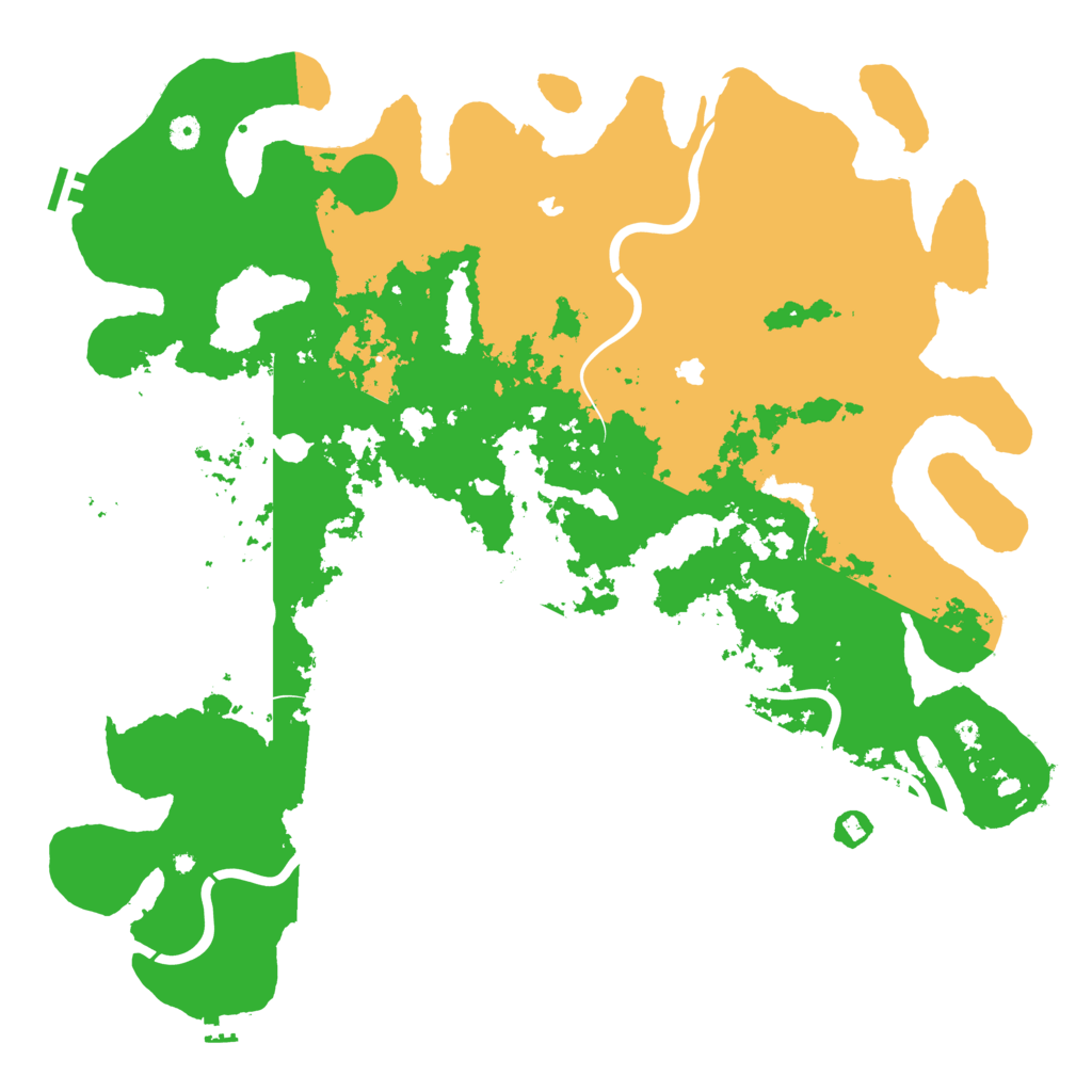 Biome Rust Map: Procedural Map, Size: 5000, Seed: 1645394722
